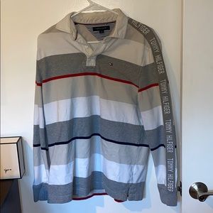 long sleeve tommy hilifger shirt.
